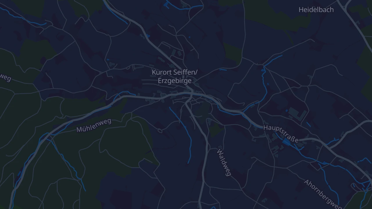 Karte von Seiffen/Erzgebirge