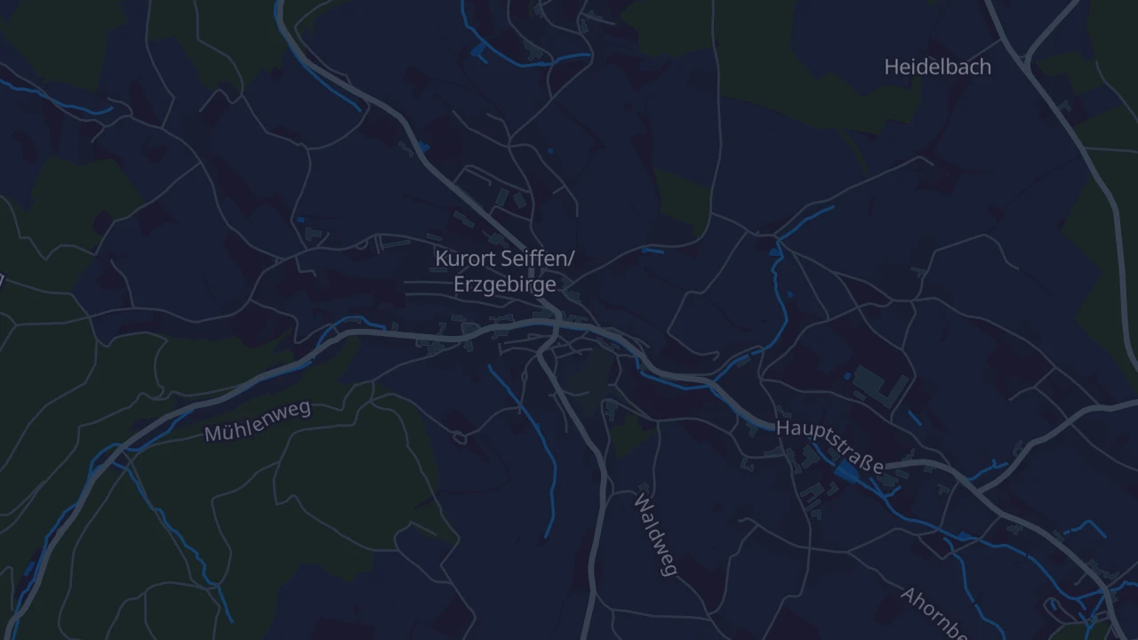 Karte von Seiffen/Erzgebirge