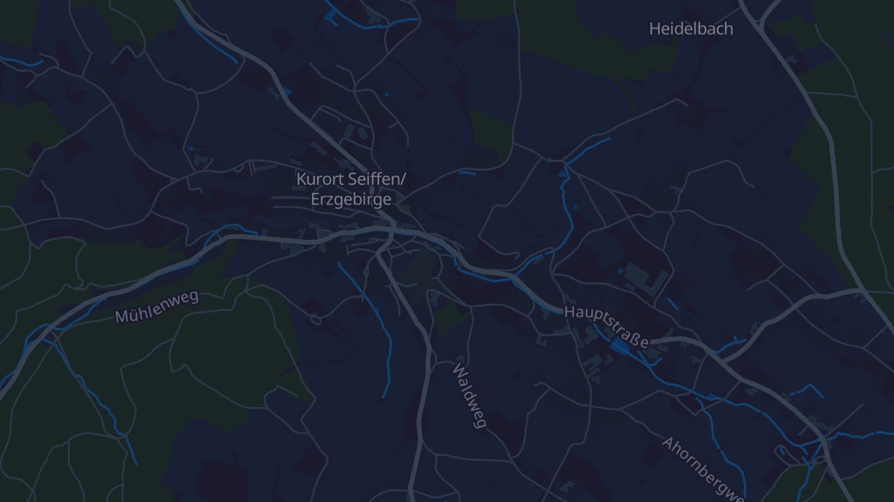 Karte von Seiffen/Erzgebirge