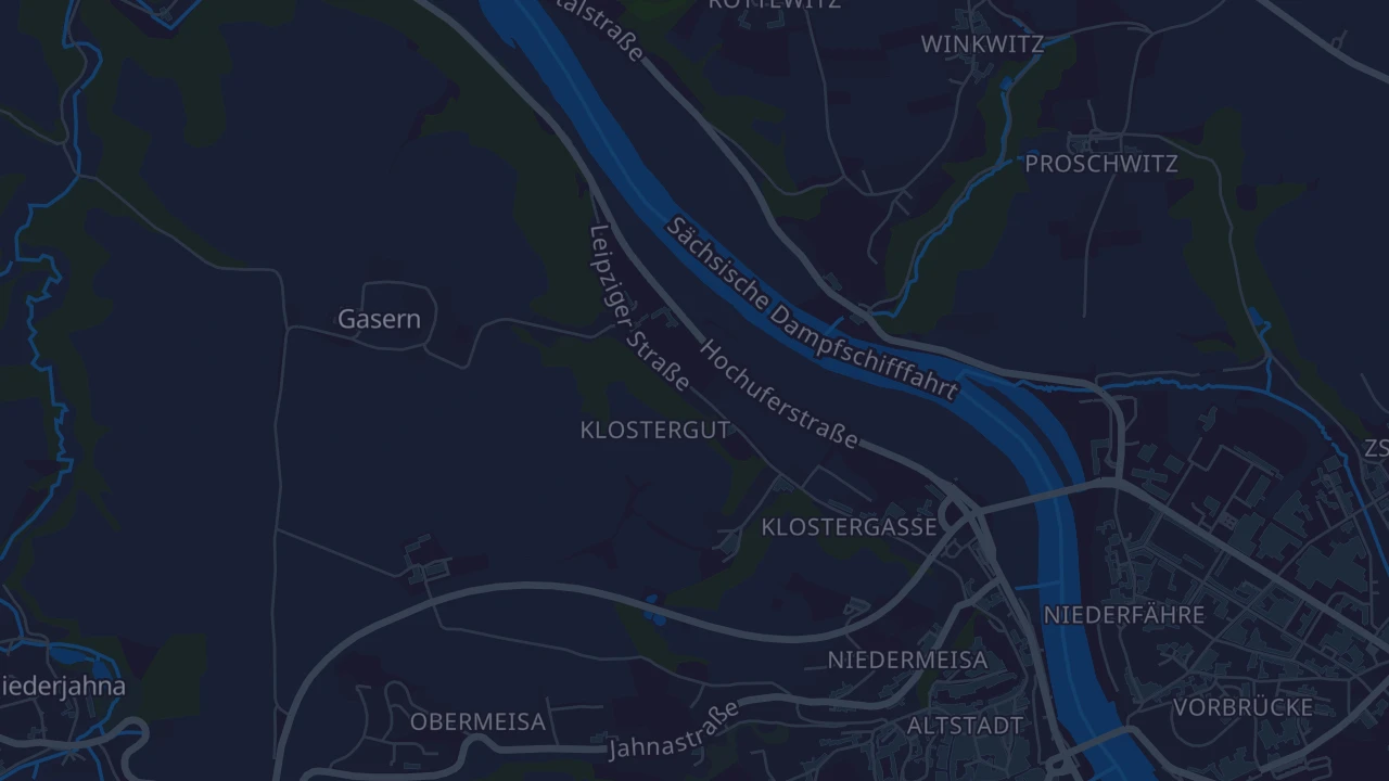 Karte von Meißen