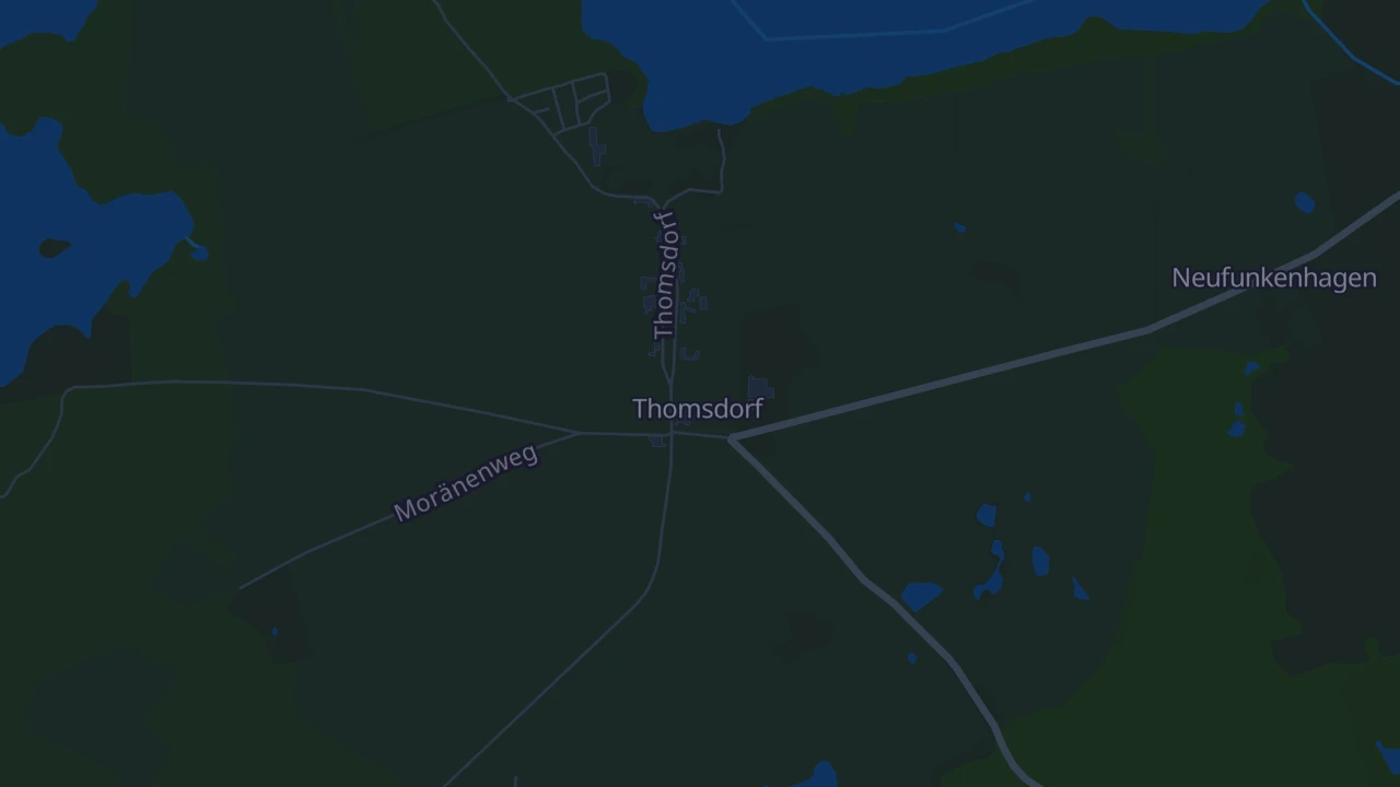 Karte von Thomsdorf