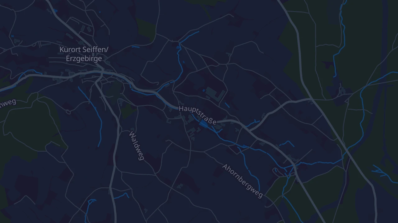 Karte von Seiffen/Erzgebirge