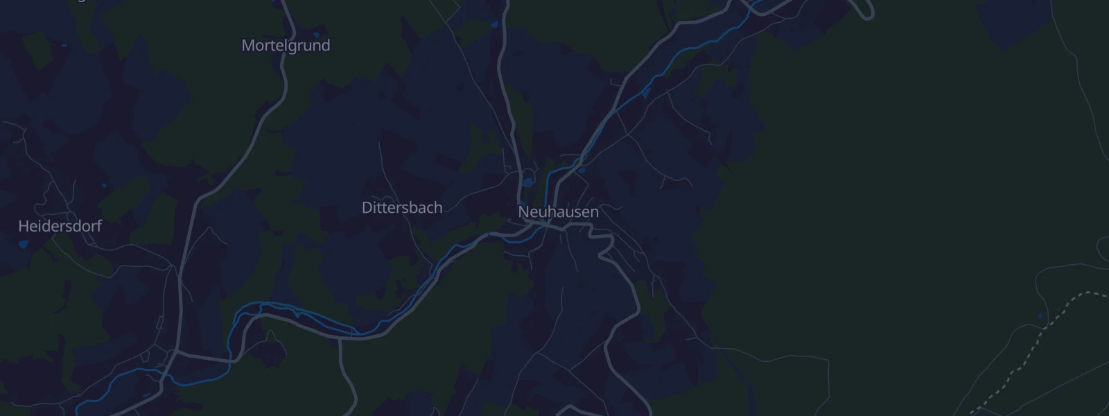 Karte von Neuhausen/Erzgebirge