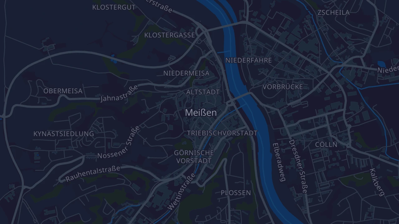 Karte von Meißen
