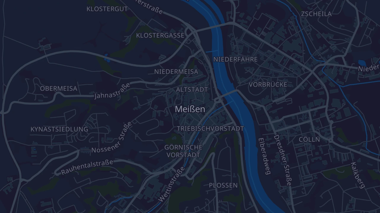 Karte von Meißen