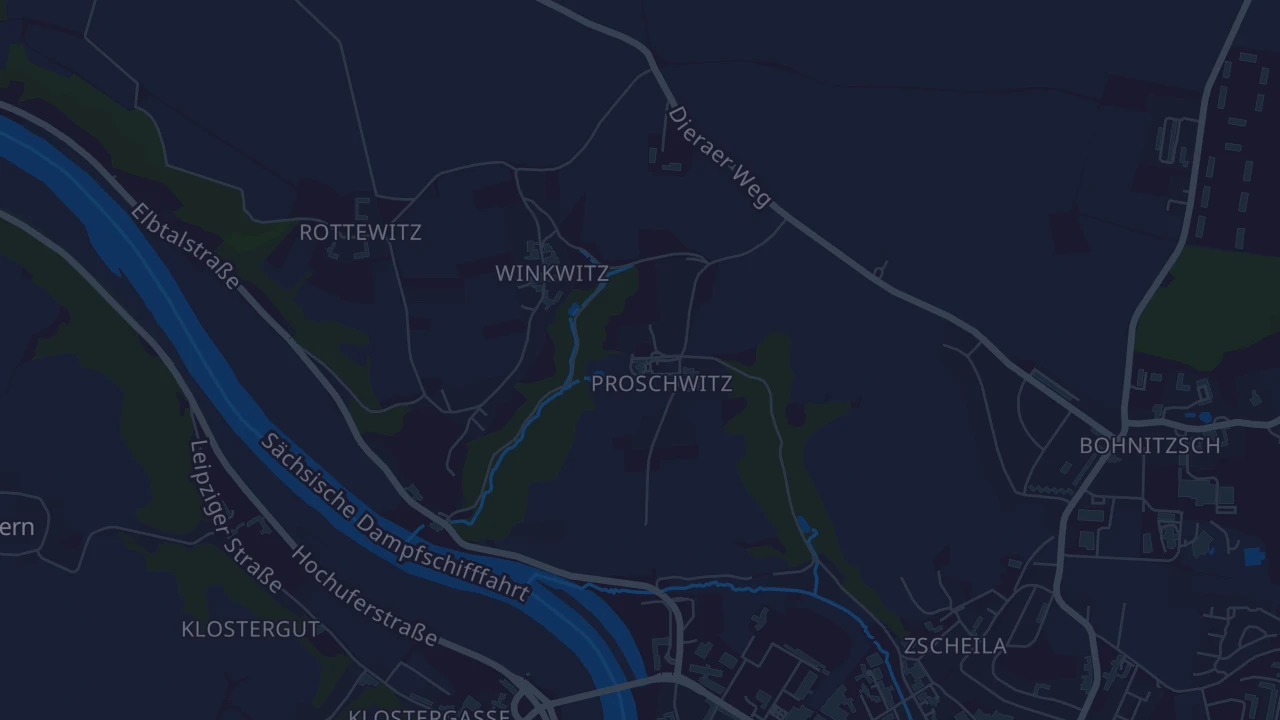 Karte von Meißen