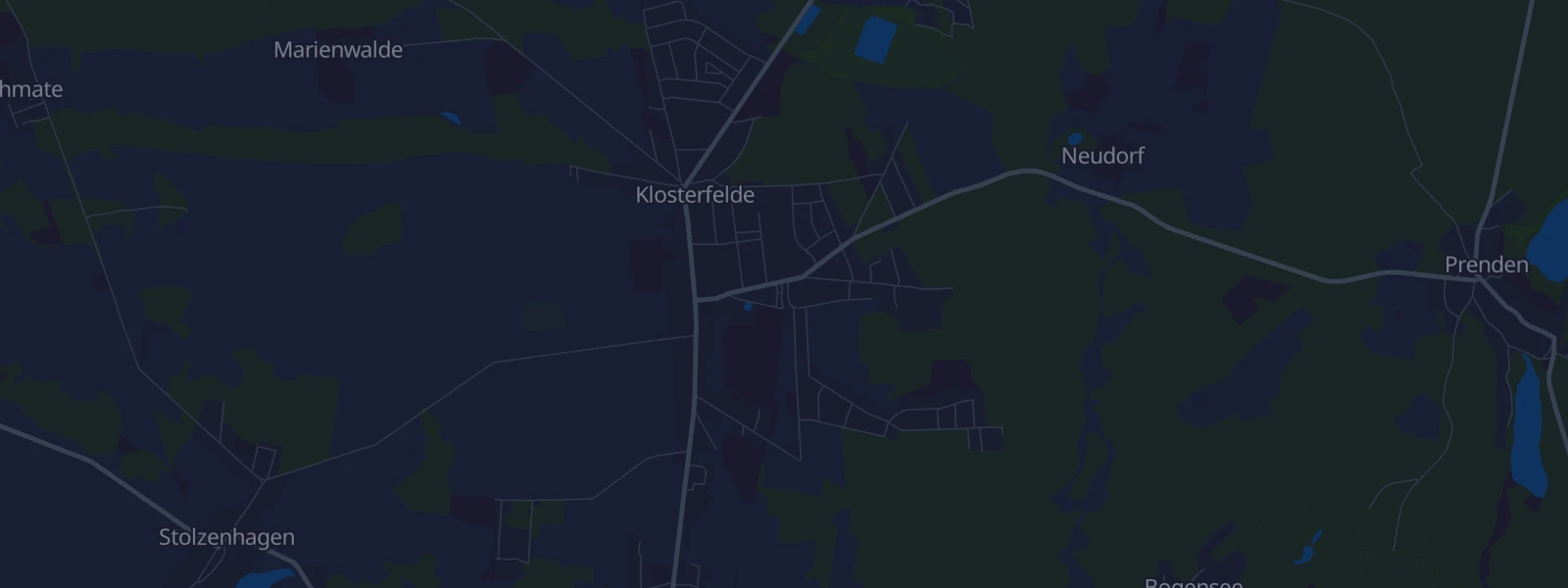 Karte von Klosterfelde