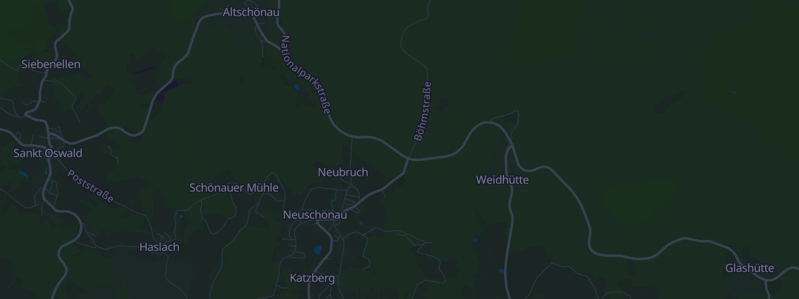 Karte von Neuschönau