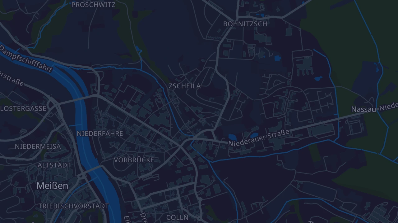 Karte von Meißen