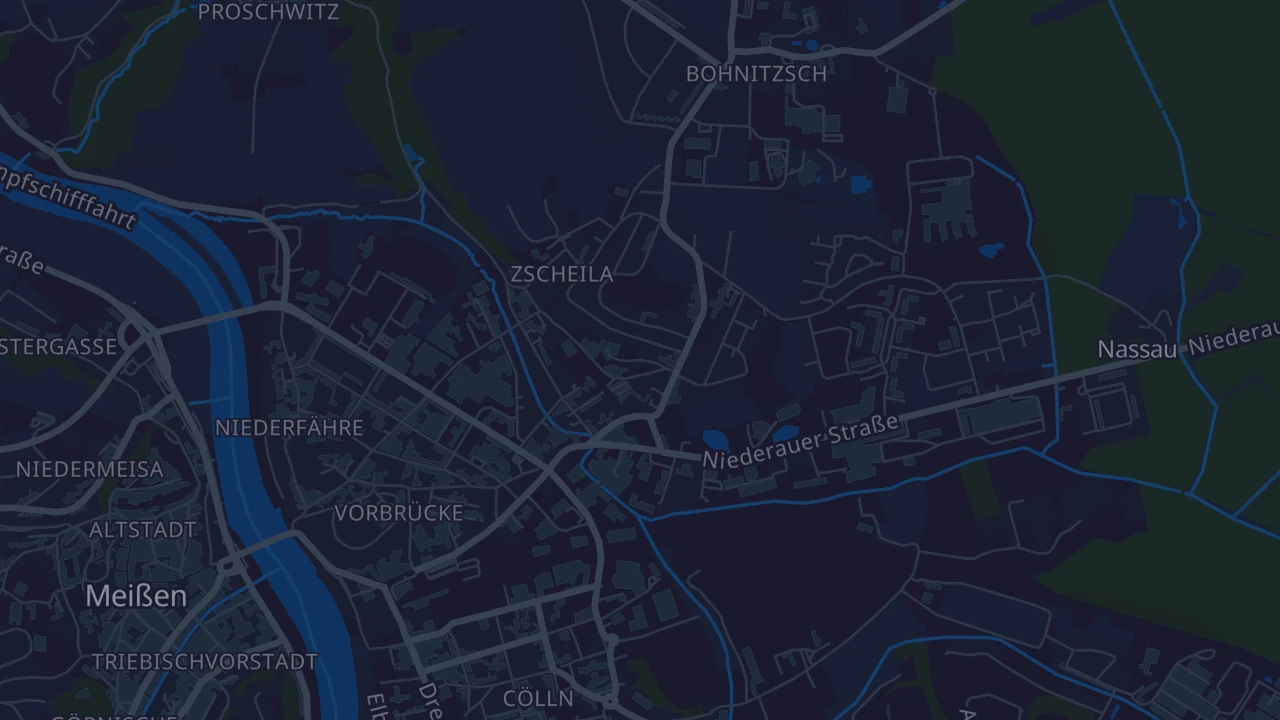 Karte von Meißen