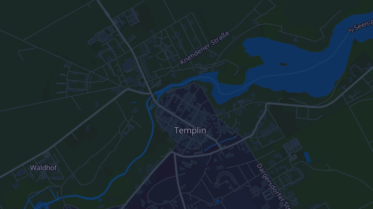 Karte von Templin