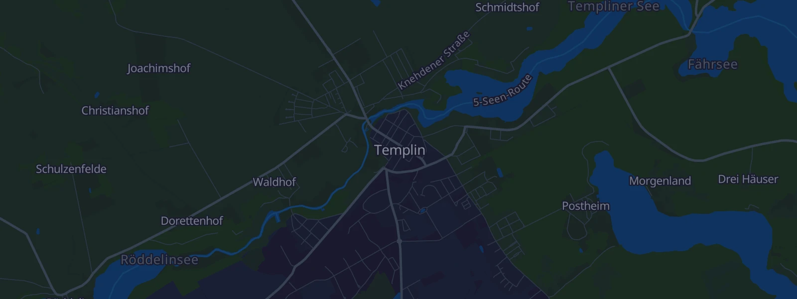 Karte von Templin