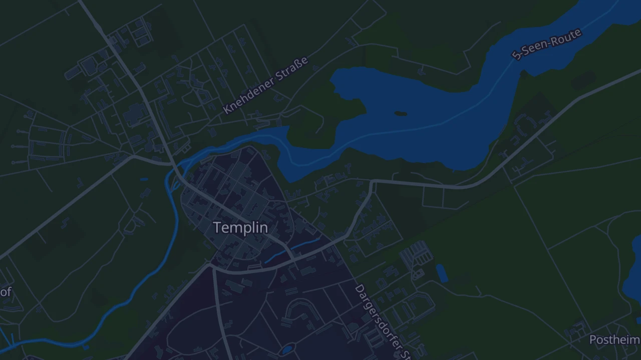 Karte von Templin