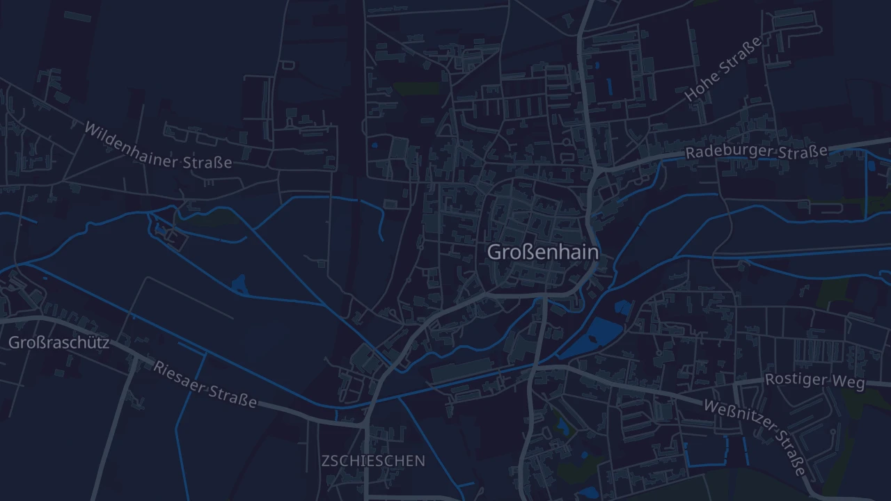 Karte von Großenhain