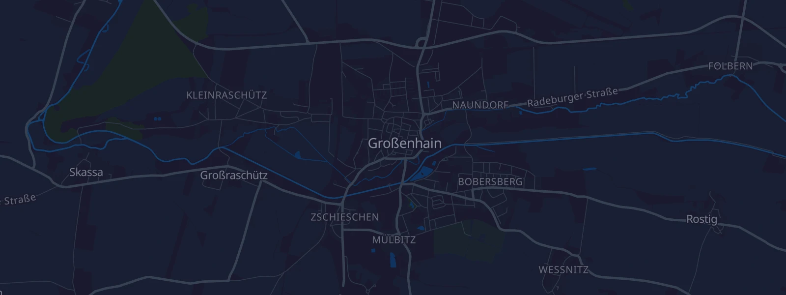 Karte von Großenhain
