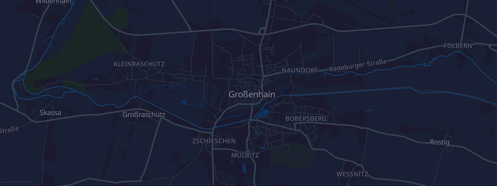 Karte von Großenhain