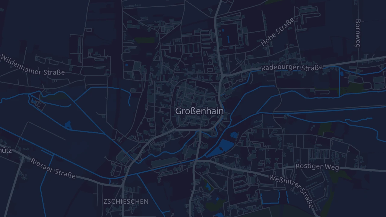 Karte von Großenhain