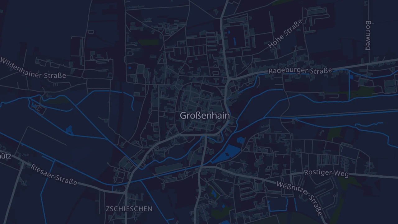 Karte von Großenhain