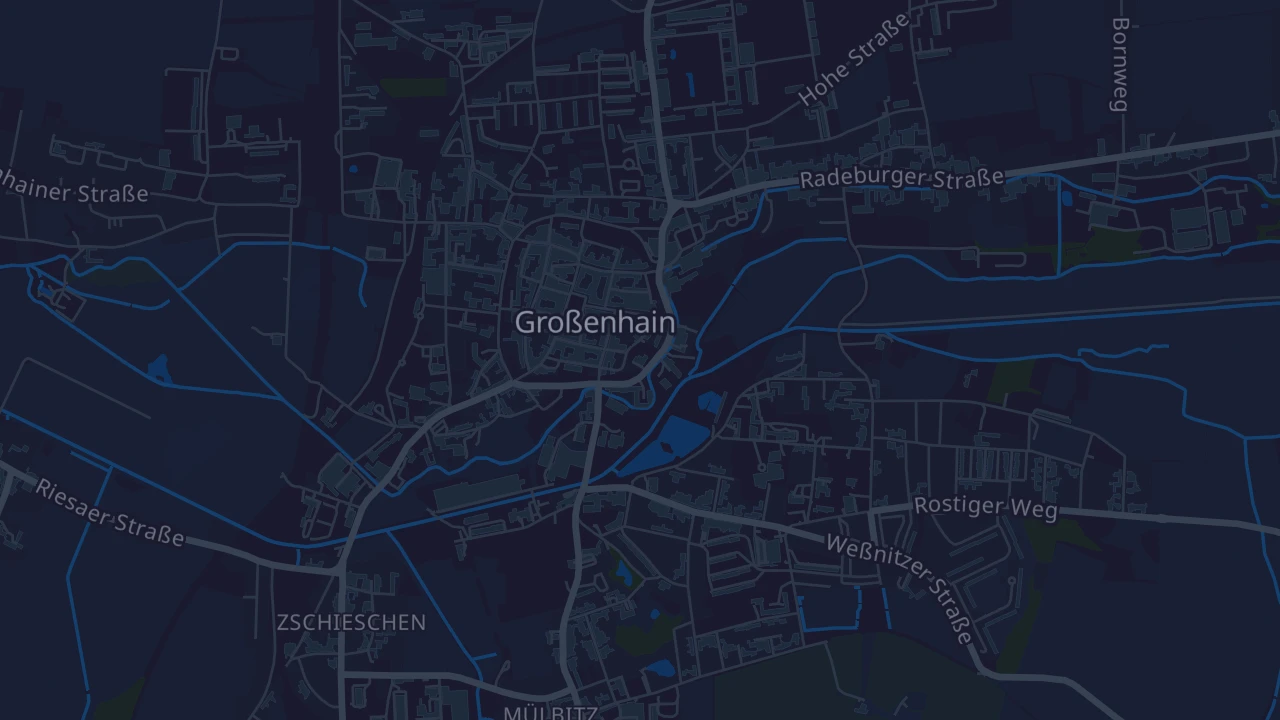 Karte von Großenhain