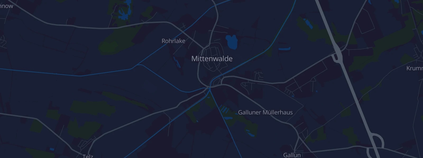 Karte von Mittenwalde