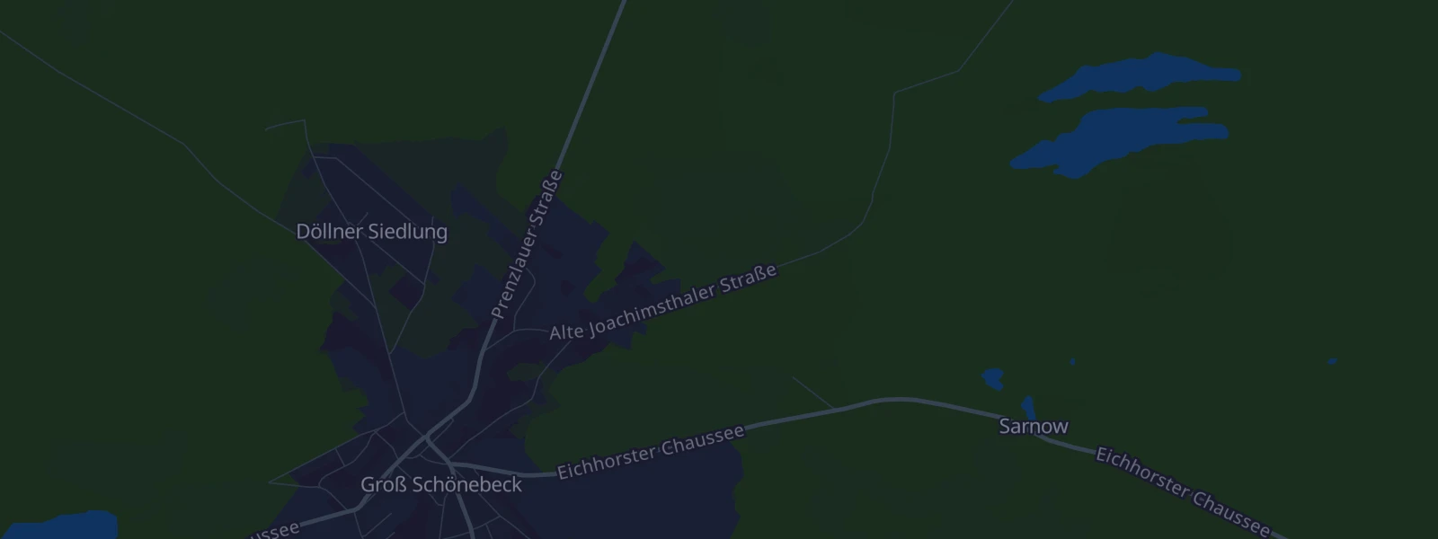 Karte von Schorfheide