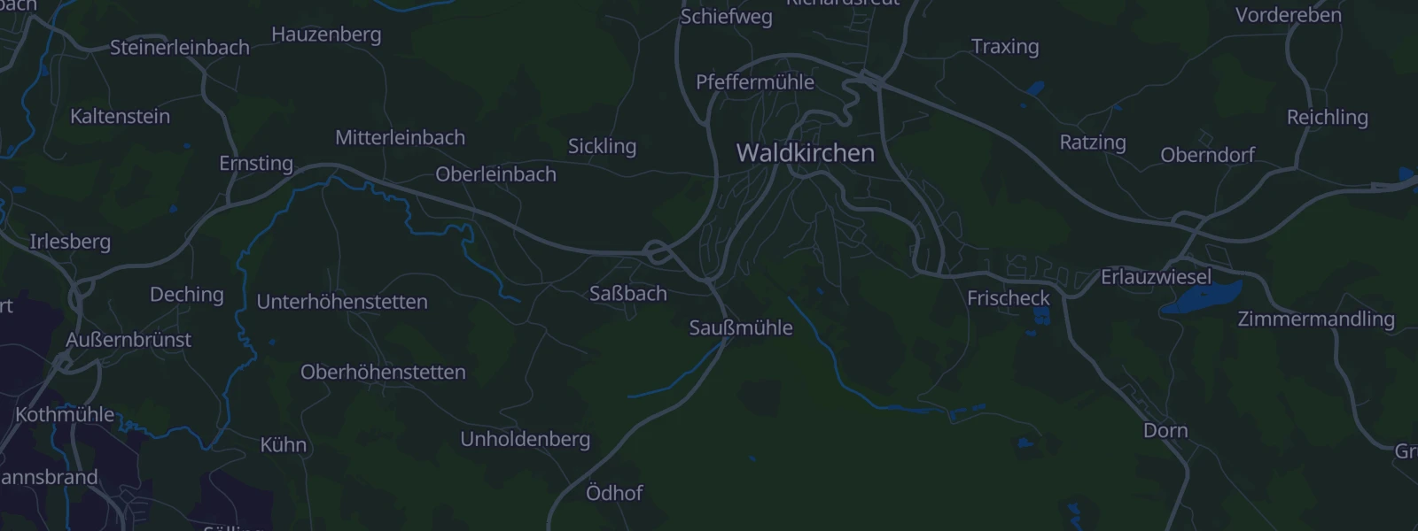 Karte von Waldkirchen