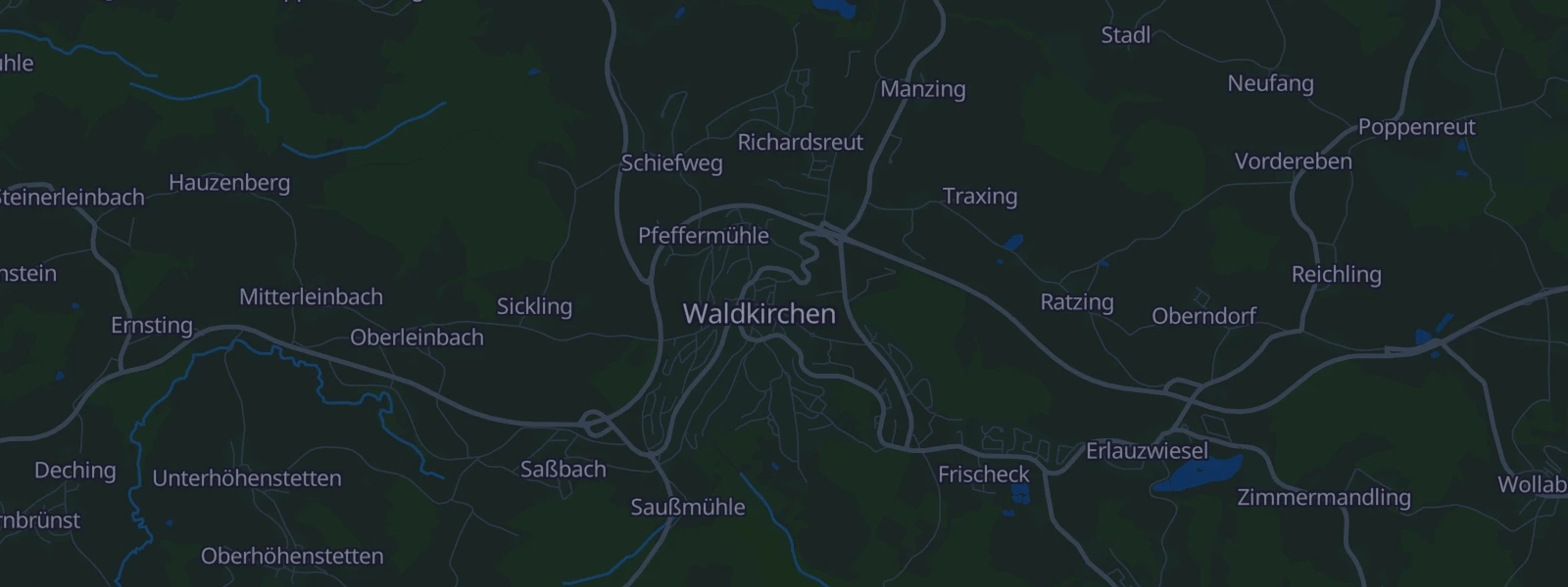 Karte von Waldkirchen