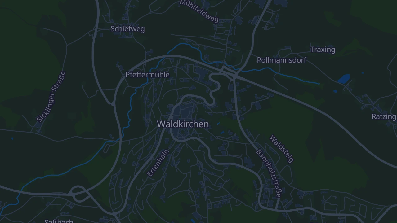 Karte von Waldkirchen