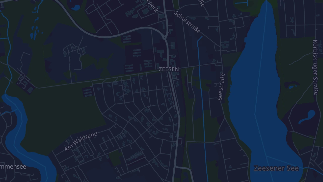 Karte von Zeesen