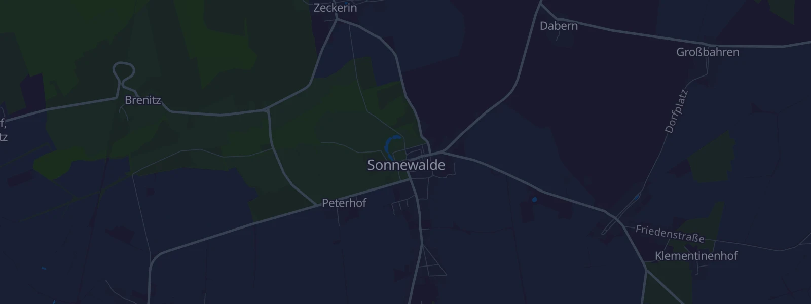 Karte von Sonnewalde