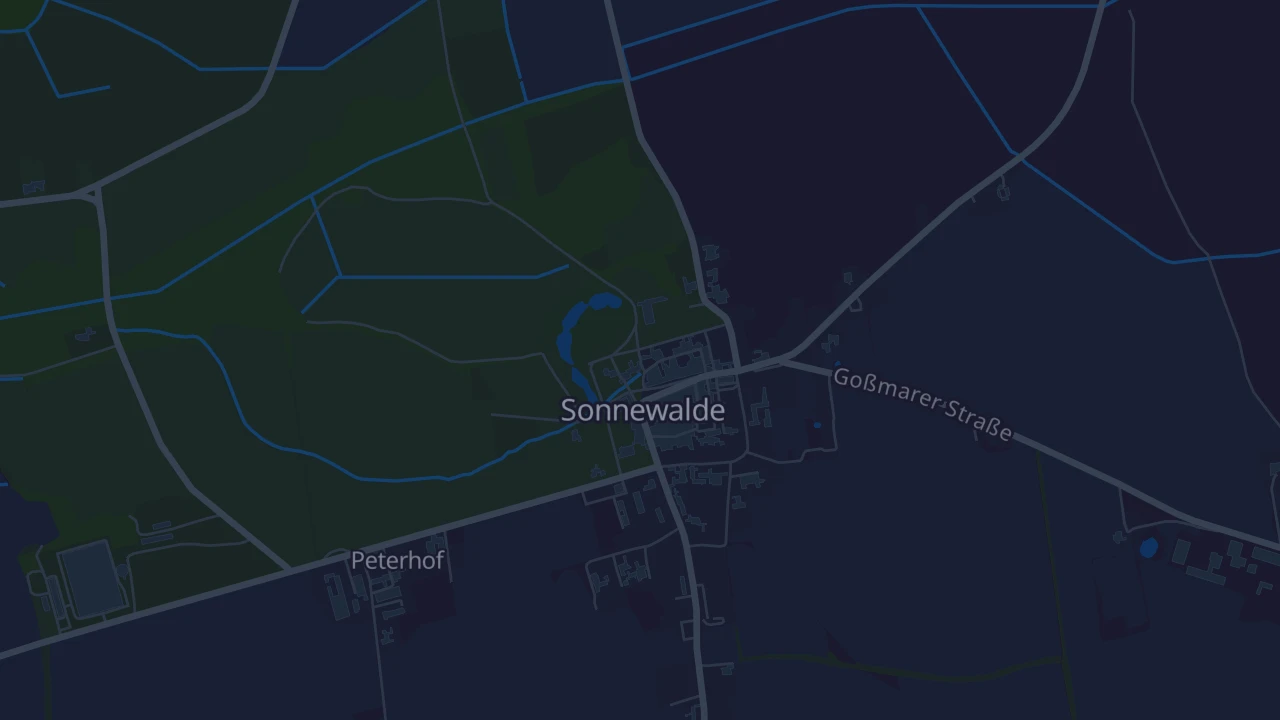 Karte von Sonnewalde