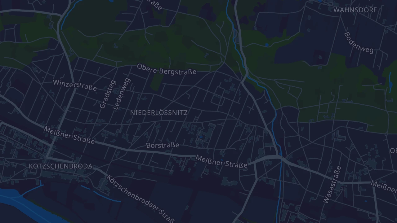 Karte von Radebeul