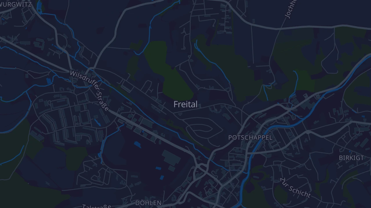 Karte von Freital