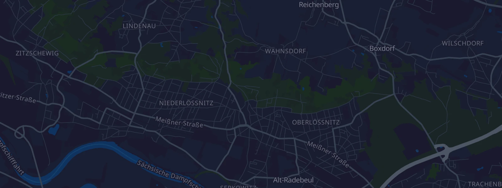 Karte von Radebeul