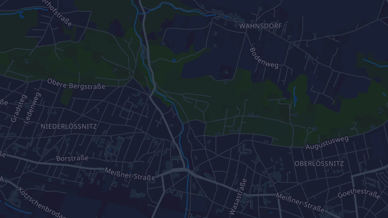 Karte von Radebeul