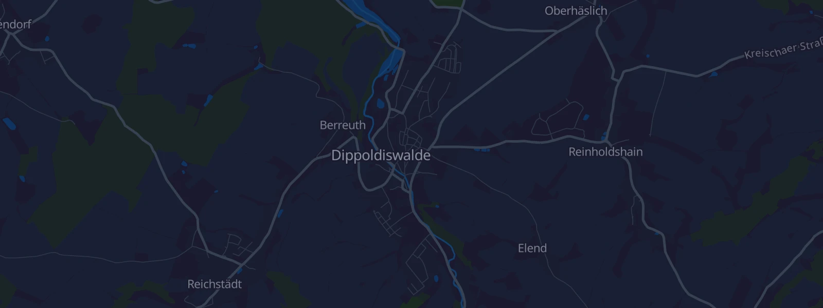 Karte von Dippoldiswalde
