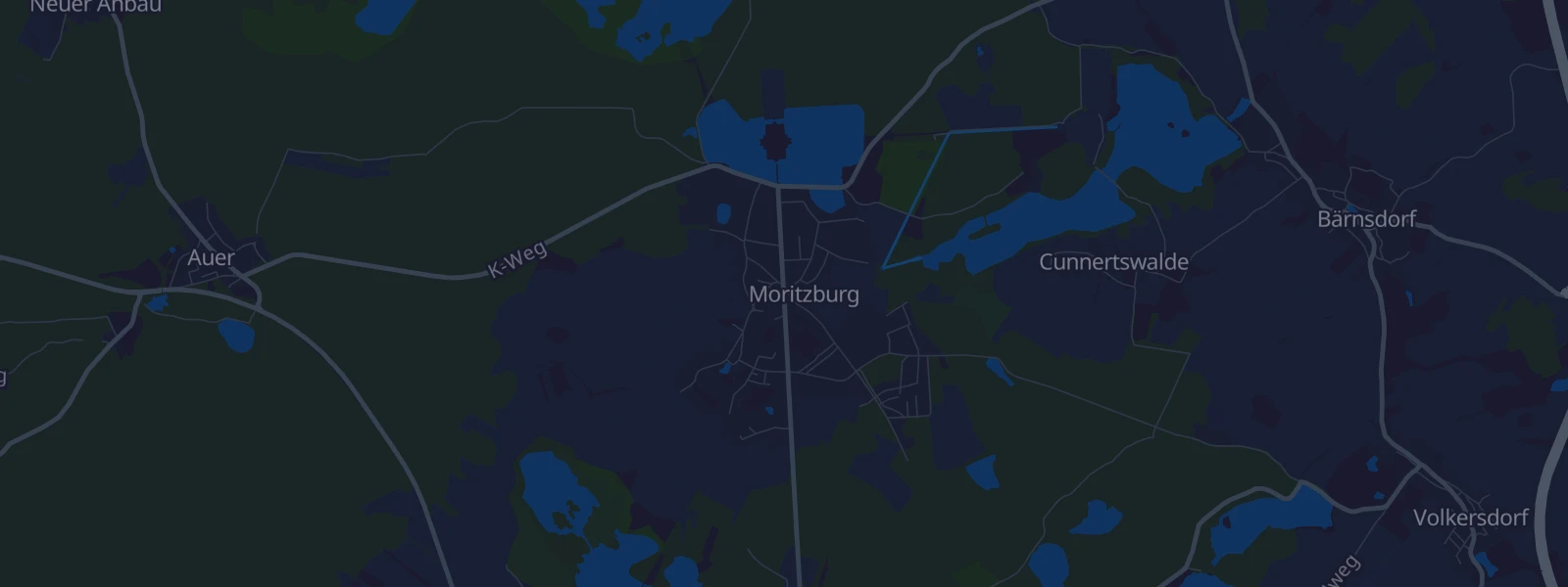 Karte von Moritzburg