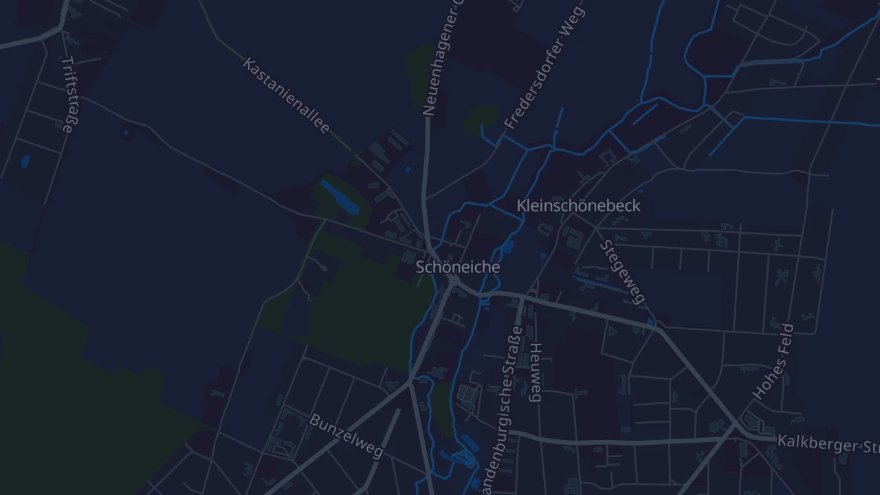 Karte von Schöneiche bei Berlin