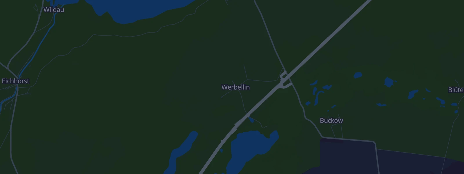 Karte von Werbellin