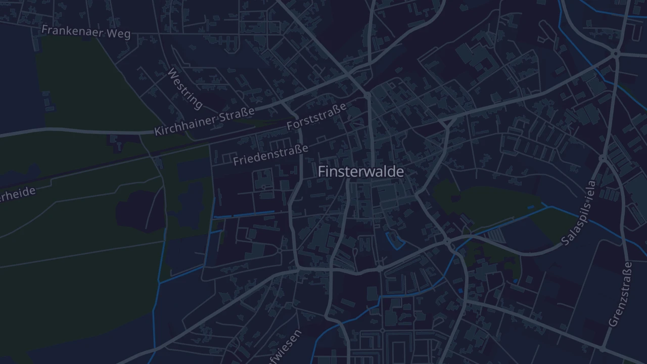 Karte von Finsterwalde