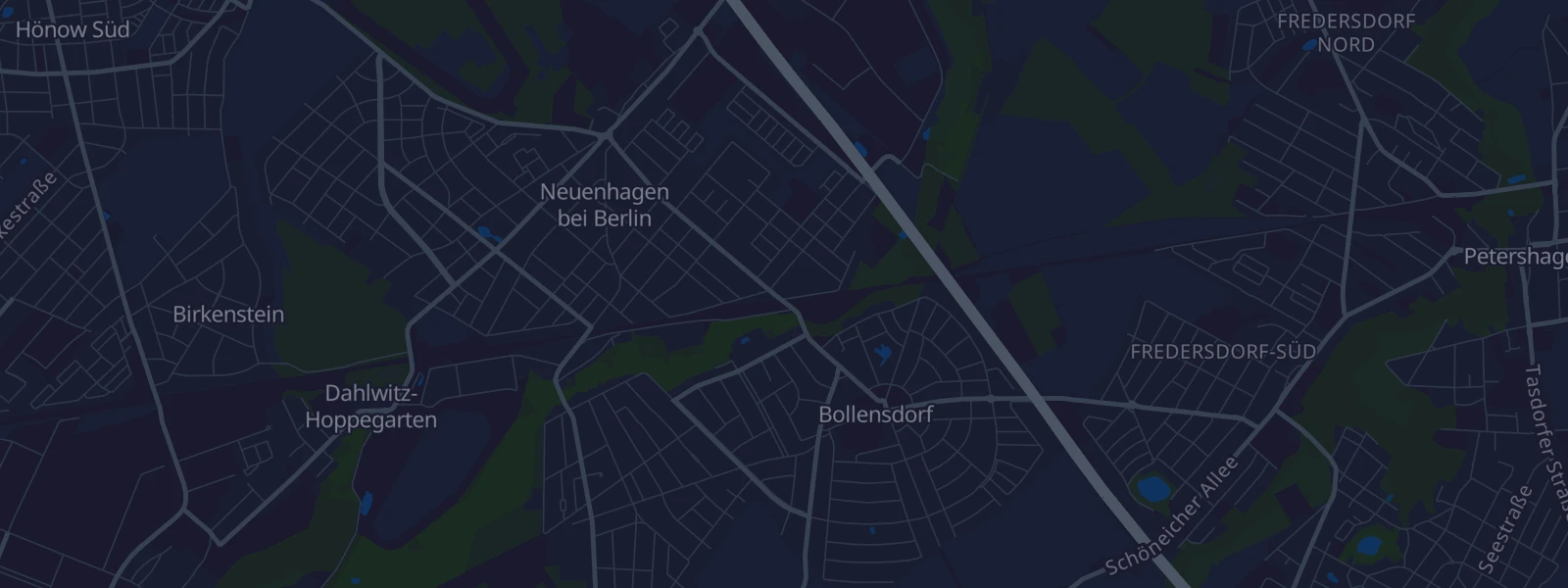 Karte von Neuenhagen