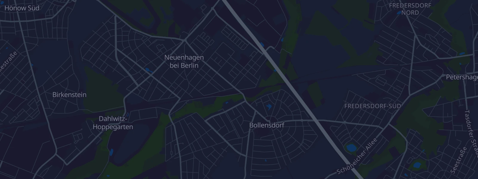 Karte von Neuenhagen bei Berlin
