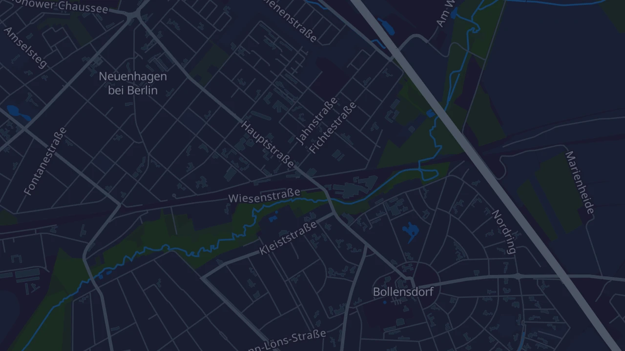 Karte von Neuenhagen bei Berlin