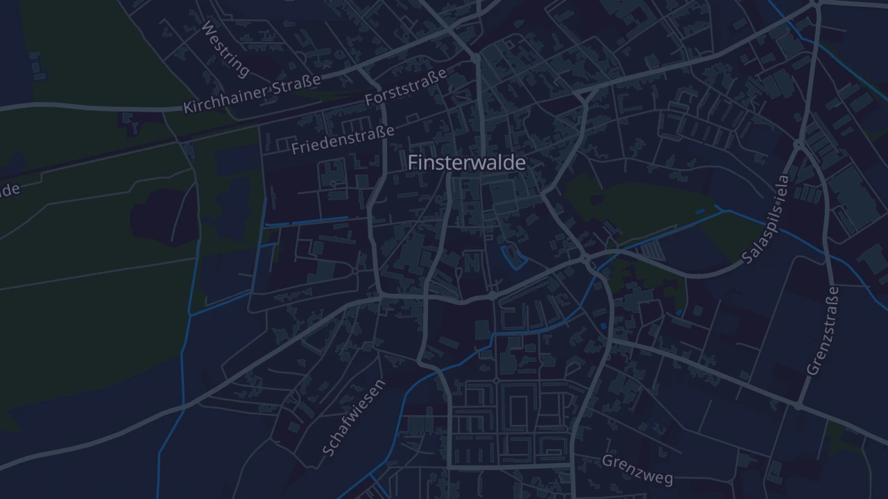 Karte von Finsterwalde