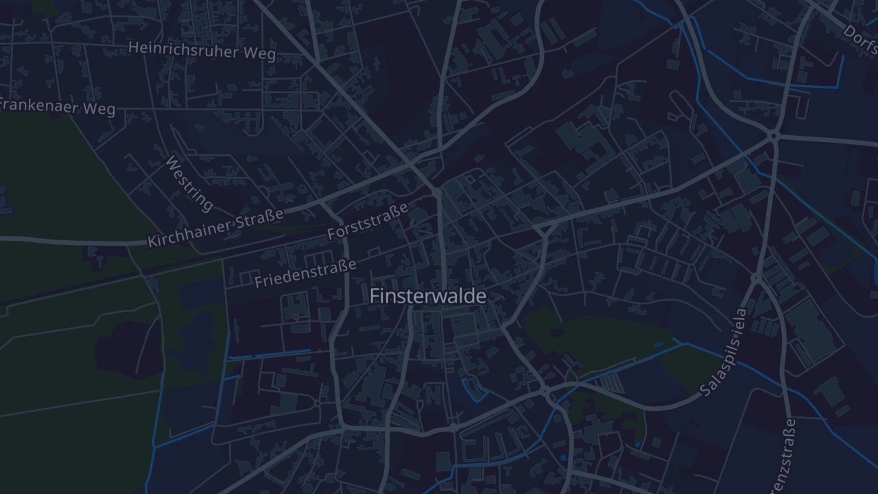 Karte von Finsterwalde