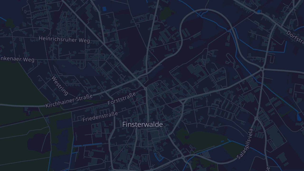 Karte von Finsterwalde