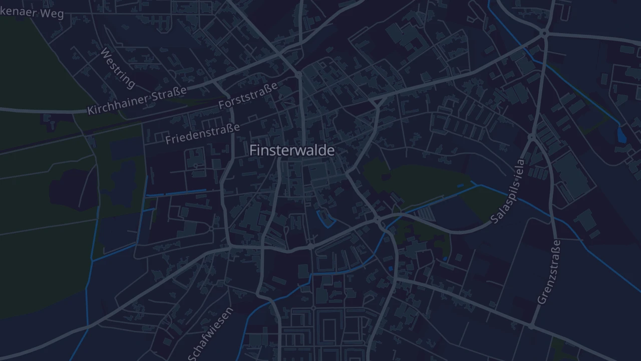 Karte von Finsterwalde