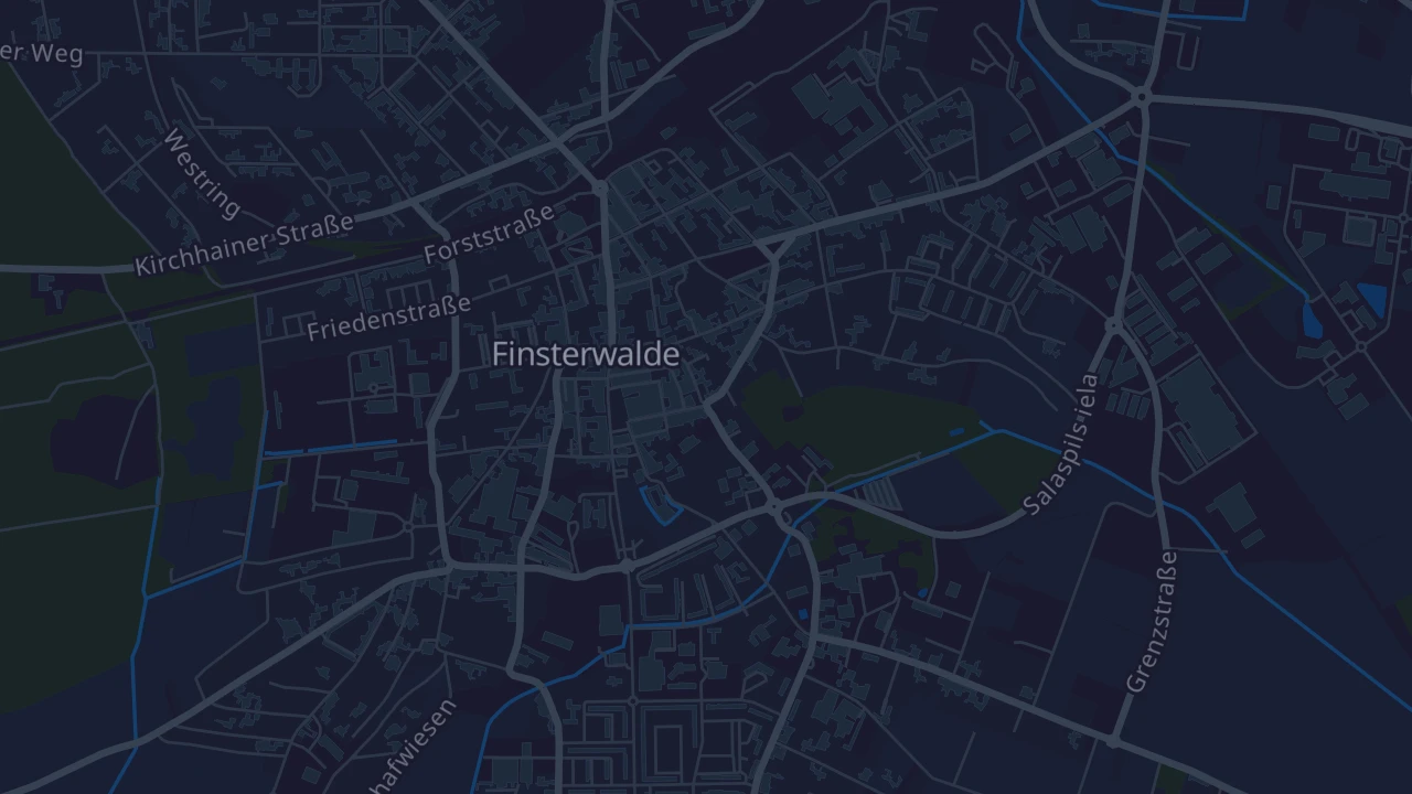 Karte von Finsterwalde