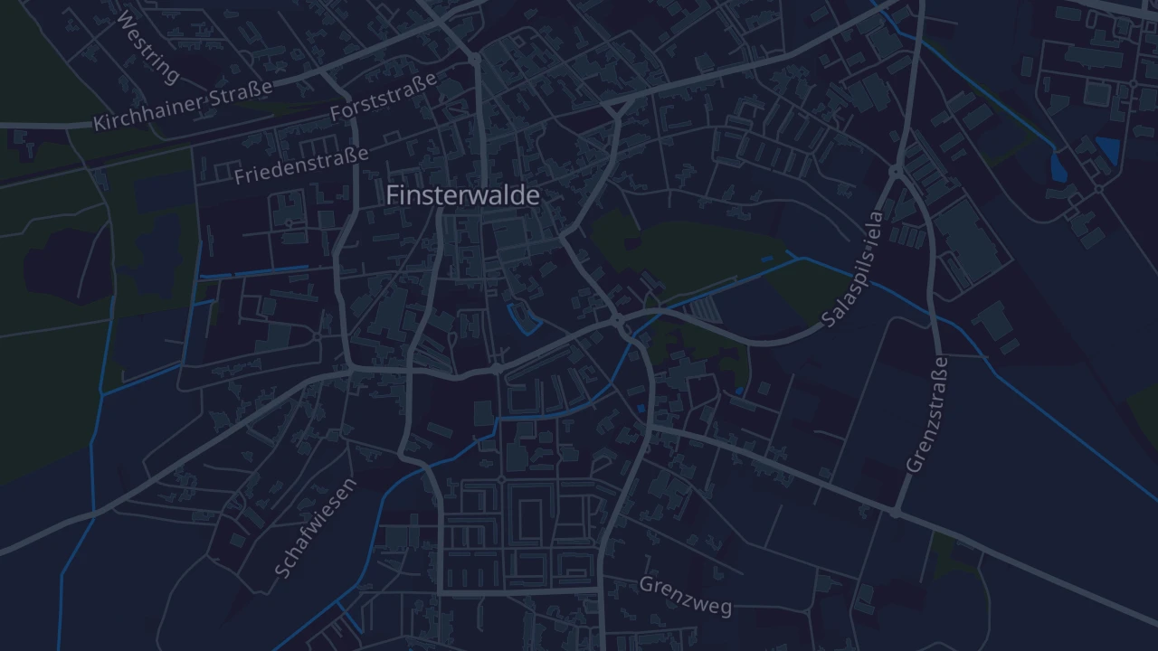 Karte von Finsterwalde