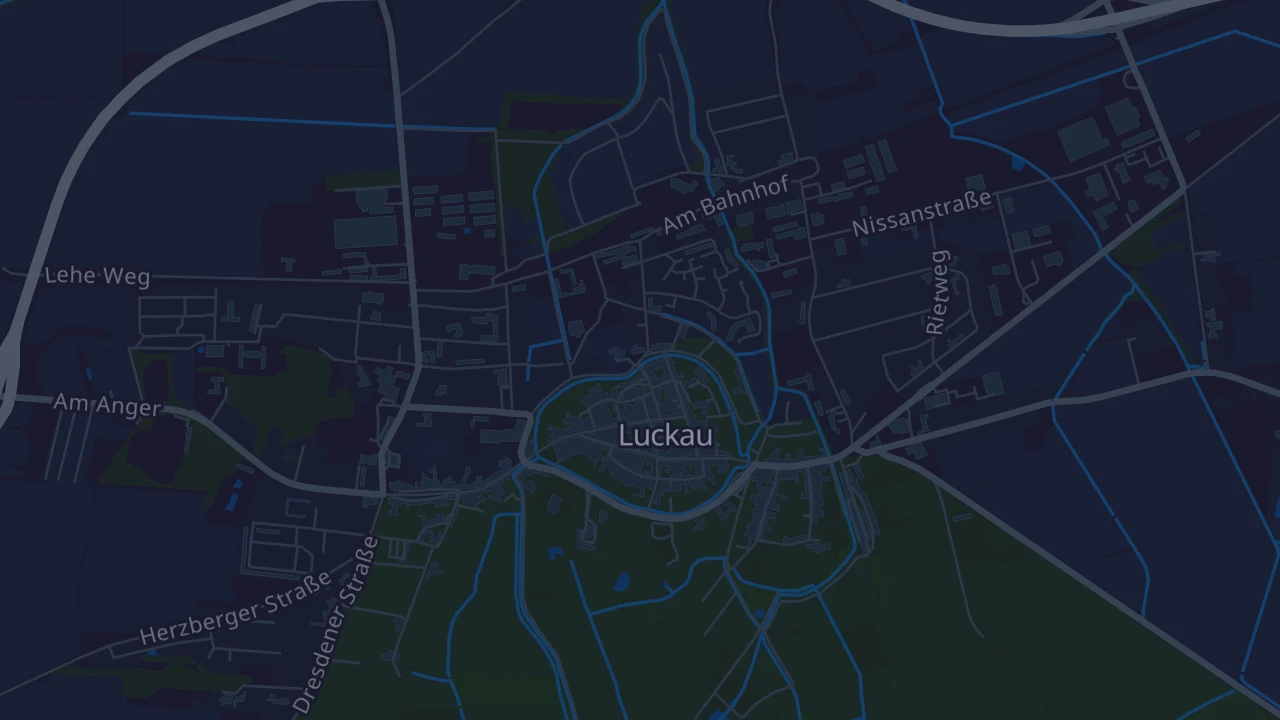 Karte von Luckau